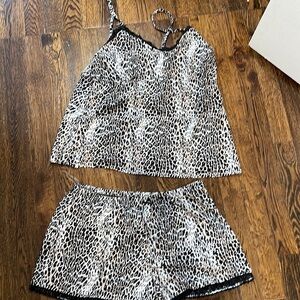 Cheetah pajama set